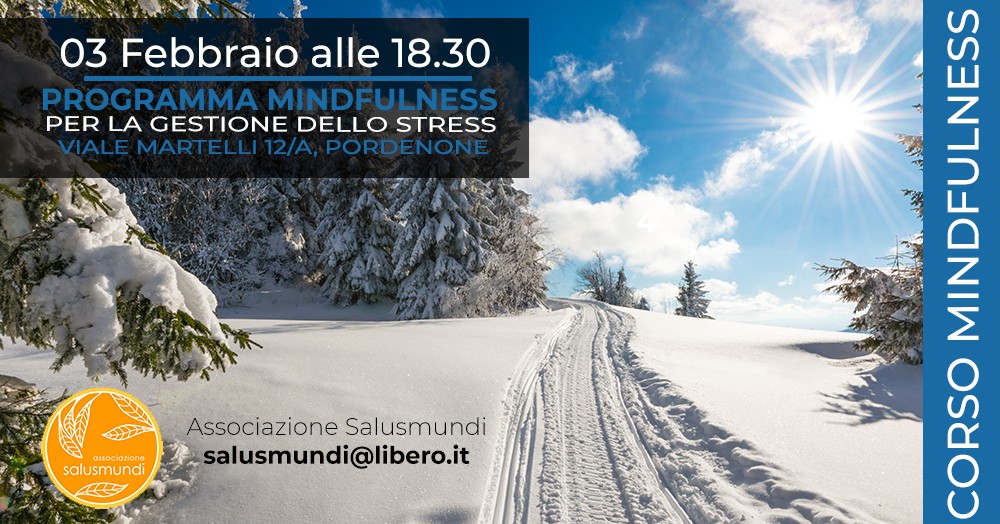 Corso Mindfulness Pordenone 3 Febbraio 2020